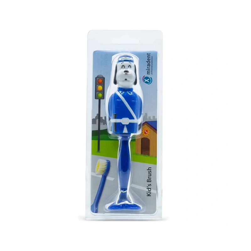 Kid’s Brush Собачка Bill - детская зубная щетка с защитным футляром, синяя | Hager & Werken (Германия)