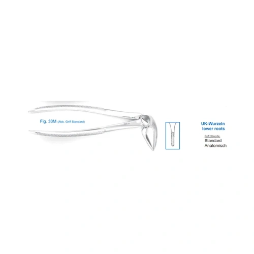 Щипцы для удаления зубов нижние корневые (12-33M) | HLW Dental Instruments (Германия)