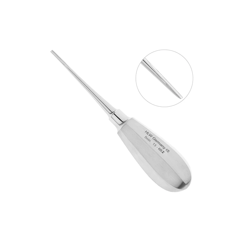 Элеватор Bein, прямой зубчатый, 2 мм (13-6BZ) | HLW Dental Instruments (Германия)