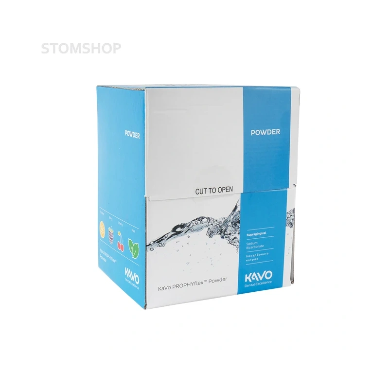 PROPHYflex Powder - профилактический порошок на основе бикарбоната натрия, с ягодным вкусом, упаковка (80 шт. по 15 г.) | KaVo (Германия)