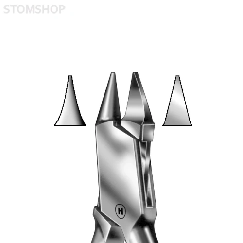 HSL 401-13 - щипцы ортодонтические Angle(Bird Beak) 139 для изгибания проволок, 130 мм | Karl Hammacher GmbH (Германия)