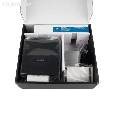 STRONG 211 H400RU Black - аппарат для маникюра с педалью, 37000 об/мин | Saeshin (Ю. Корея)