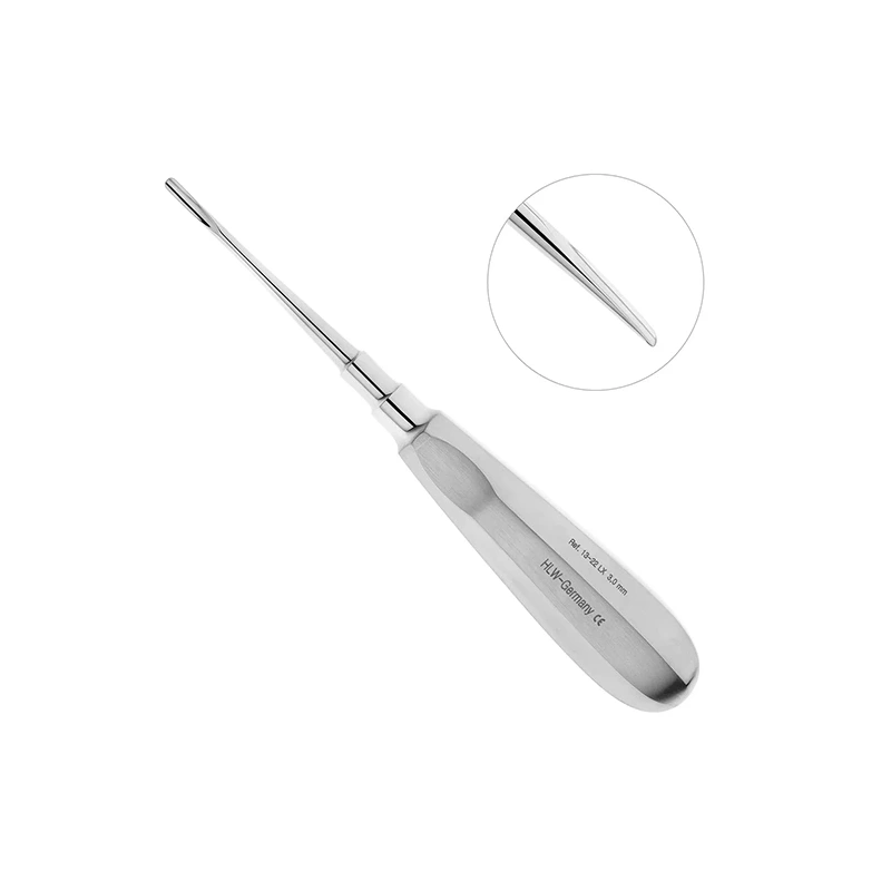 Люксатор прямой удлиненный, 3 мм | HLW Dental Instruments (Германия)