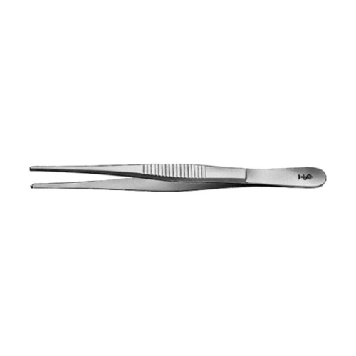BD552R - пинцет хирургический, стандартный, зубчики 1х2, длина 105 мм | B. Braun (Германия)