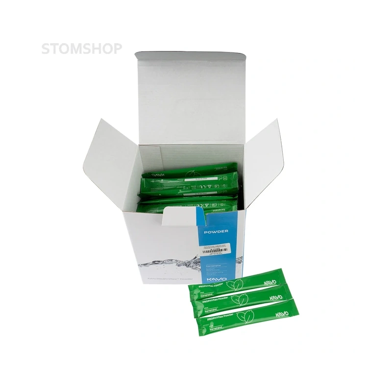 PROPHYflex Powder - профилактический порошок на основе бикарбоната натрия, со вкусом мяты, упаковка (80 шт. по 15 г.) | KaVo (Германия)