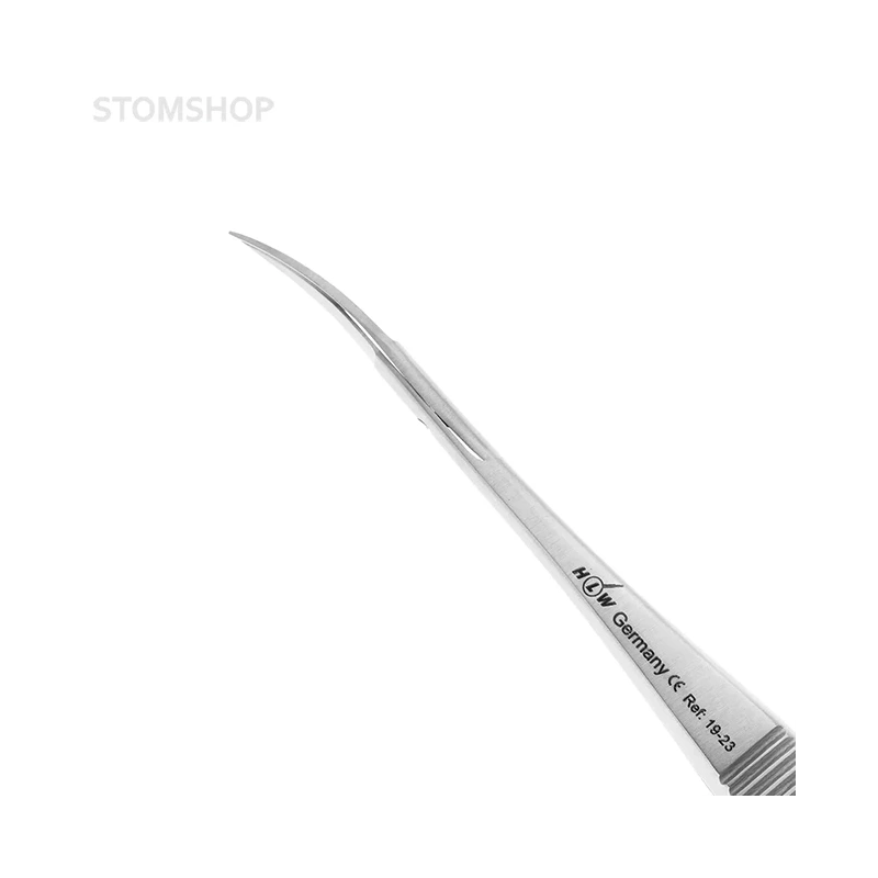 Ножницы микрохирургические изогнутые Castroviejo,140 мм | HLW Dental Instruments (Германия)