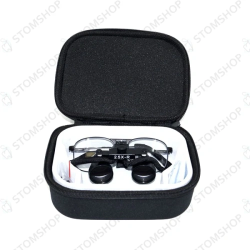 iZoom Flip-up Loupes Metal Frame - стоматологические бинокулярные лупы системы Flip-up на металлической оправе, увеличение 2.5х | DentLight (США)
