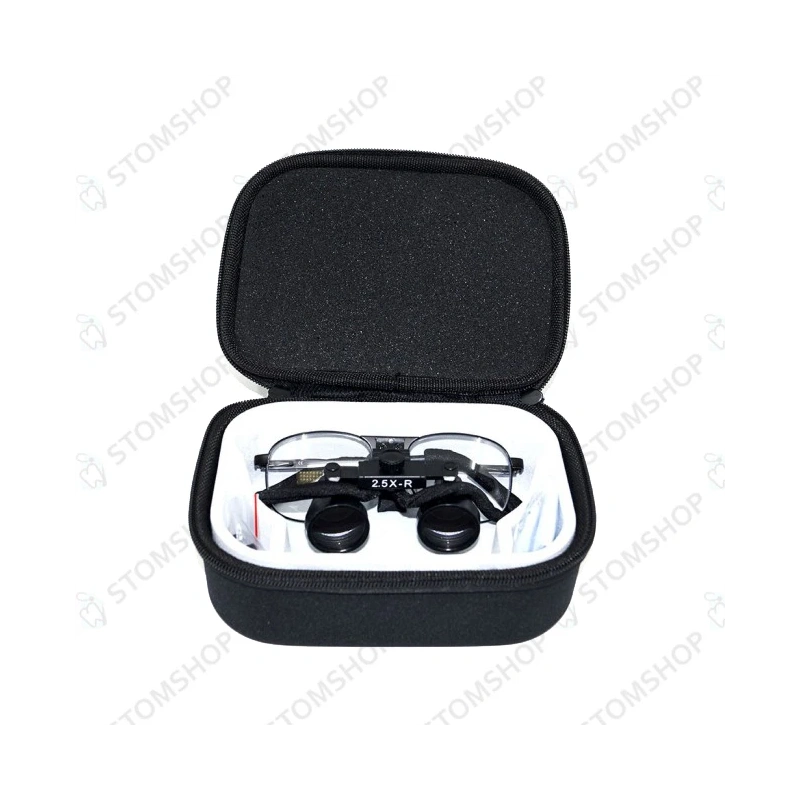 iZoom Flip-up Loupes Metal Frame - стоматологические бинокулярные лупы системы Flip-up на металлической оправе, увеличение 2.5х | DentLight (США)