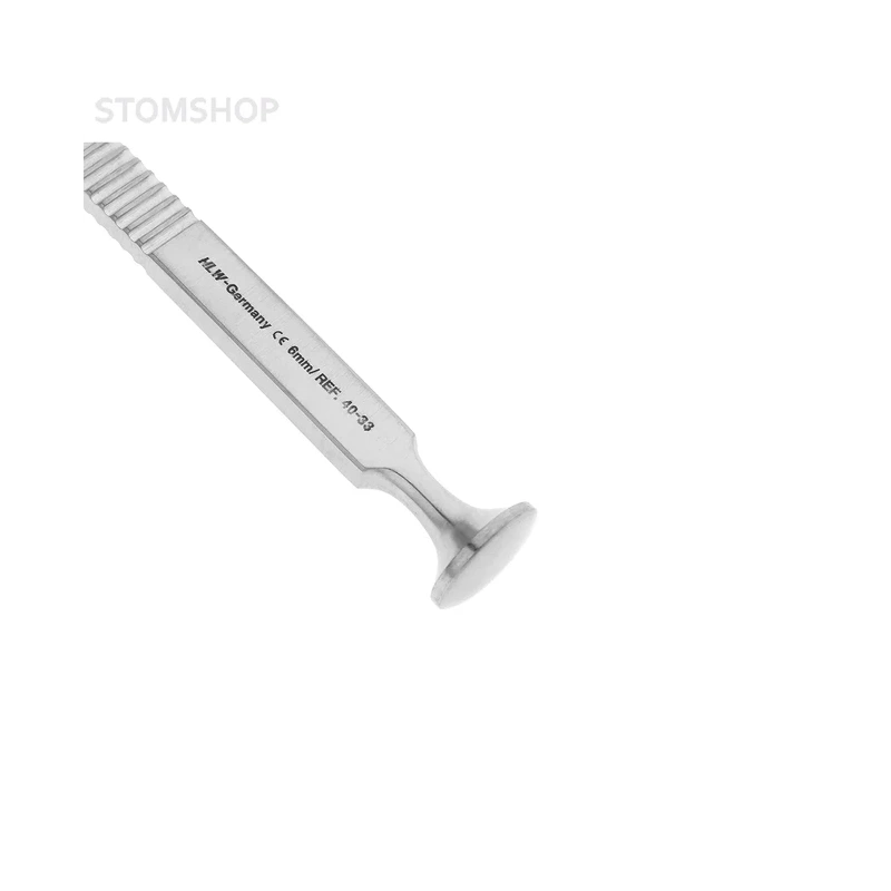 Долото хирургическое изогнутое, рабочая часть 6мм, 17,5 мм | HLW Dental Instruments (Германия)