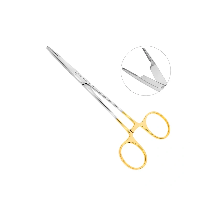 Иглодержатель хирургический прямой Olsen-Hegar TC, длина 150 мм | HLW Dental Instruments (Германия)