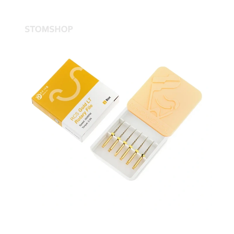 RCS Gold LT Rotary - машинные файлы, размер SX, длина 19 мм, 6 шт. | Ramo Medical (Китай)
