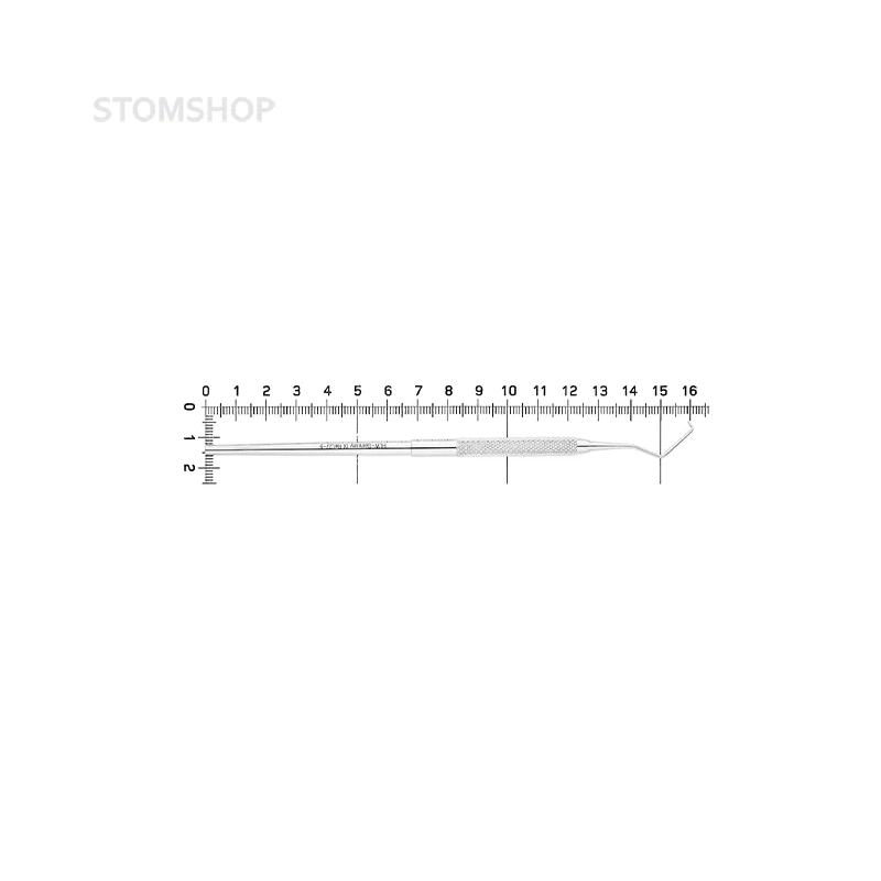Зонд односторонний жесткий, форма 17 | HLW Dental Instruments (Германия)