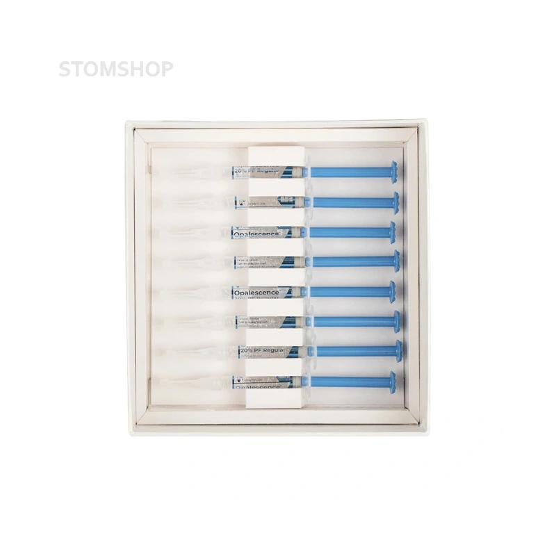 Opalescence PF 20% Regular Patient Kit - набор для домашнего отбеливания зубов, 8 шприцев | Ultradent (США)