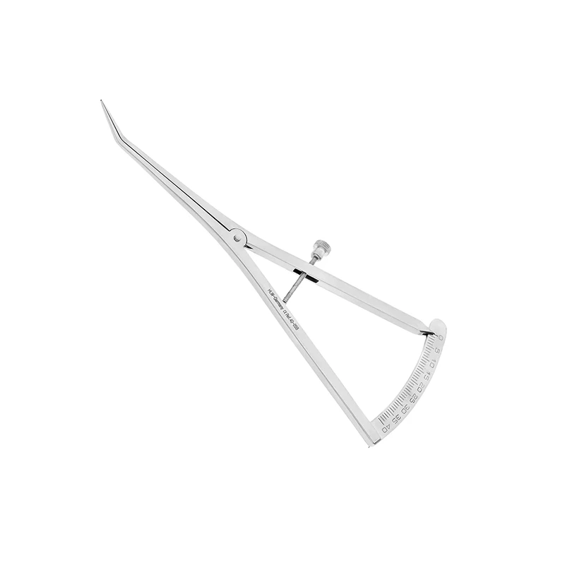 Кронциркуль изогнутый, 0-40 мм, 17 см | HLW Dental Instruments (Германия)