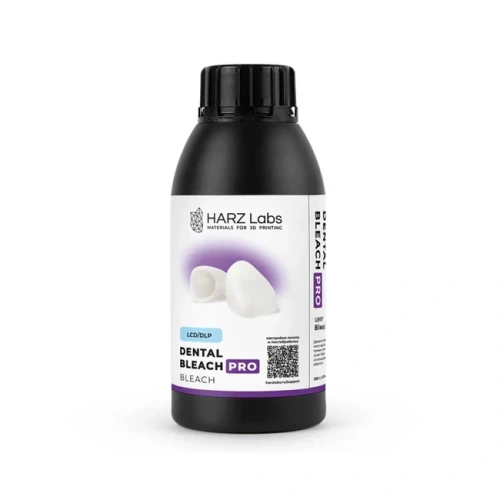 HARZ Labs Dental Bleach Pro - фотополимерная смола, бесцветная, 0.5 кг | HARZ Labs (Россия)