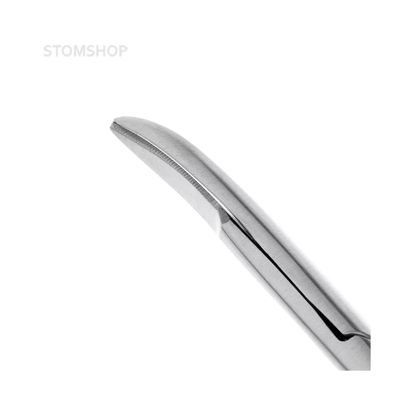 Ножницы коронковые изогнутые, 100 мм, зубчатые | HLW Dental Instruments (Германия)