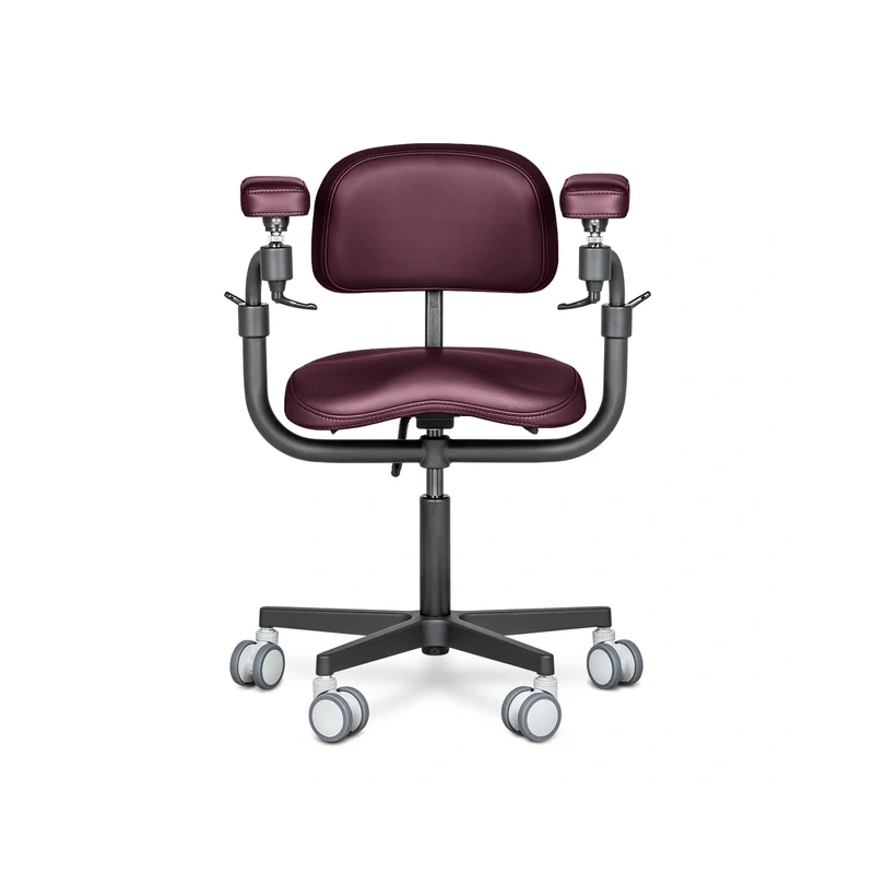 Mercury ELITE COMFORT BLACK - эргономичный стул для работы с микроскопом | Mercury (Россия)