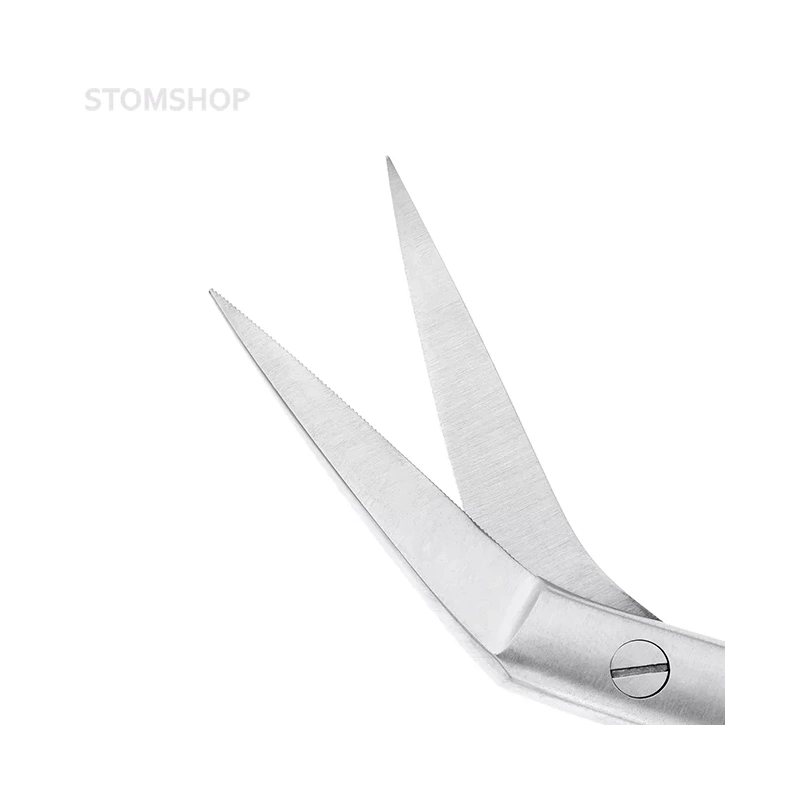 Ножницы хирургические угловые Locklin, 16 см | HLW Dental Instruments (Германия)