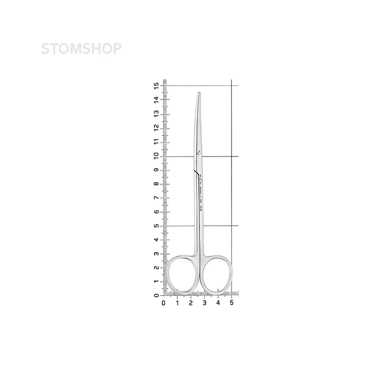 Ножницы тупоконечные изогнутые Metzenbaum, 145 мм | HLW Dental Instruments (Германия)