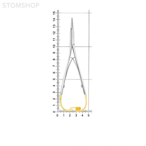 Иглодержатель хирургический Mini-Head Lichtenberg TC, длина 140 мм | HLW Dental Instruments (Германия)