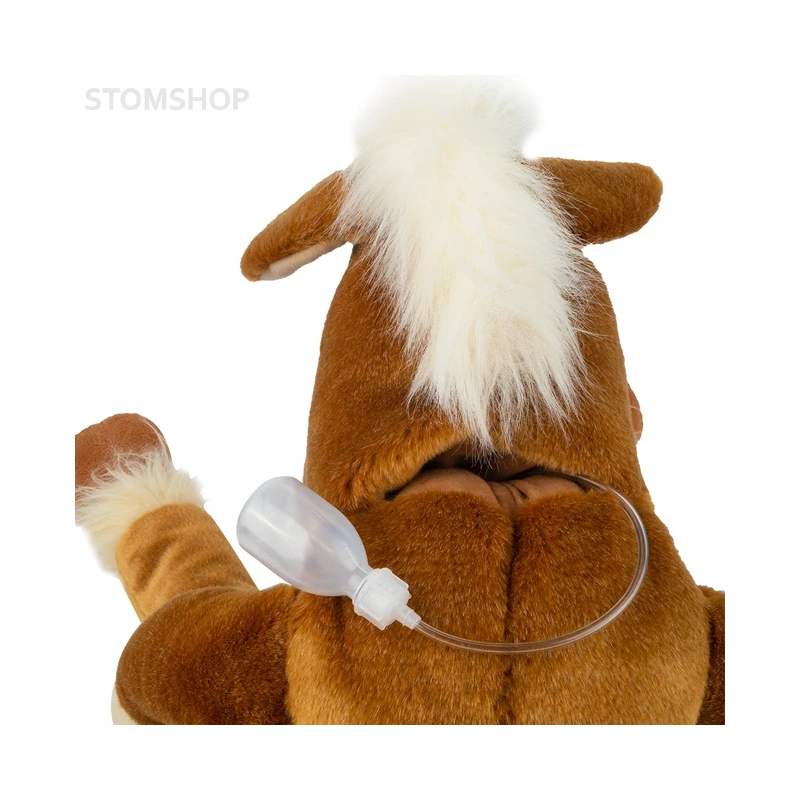 Putzi-Petz Horse Jimmy - наручная игрушка с челюстью-типодонтом конь Джимми | Hager & Werken (Германия)