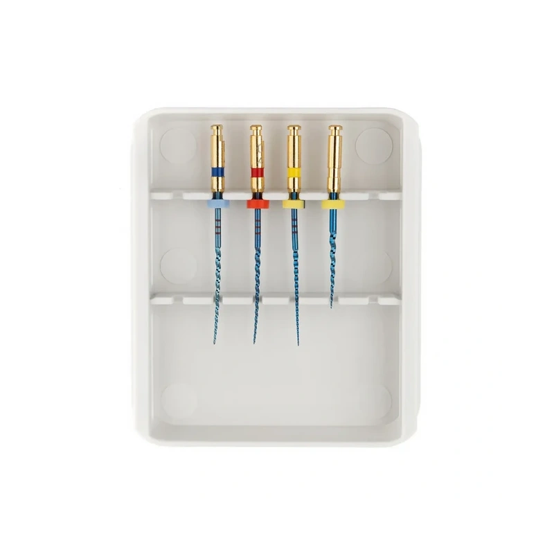 RCS Blue Rotary - машинные файлы, размеры 17/08 (Open File), 20/04, 25/04, 30/04, длина 31 мм, 4 шт. | Ramo Medical (Китай)