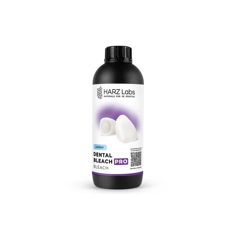 HARZ Labs Dental Bleach Pro - фотополимерная смола, бесцветная, 1 кг | HARZ Labs (Россия)