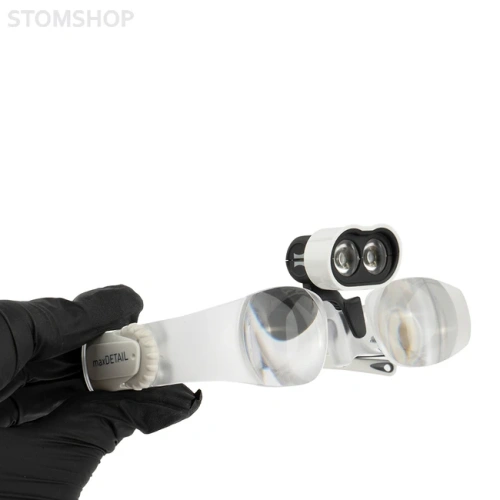 Комплект: бинокулярные лупы Eschenbach MaxDETAIL и осветитель Headlight LED | Eschenbach Optik (Германия)