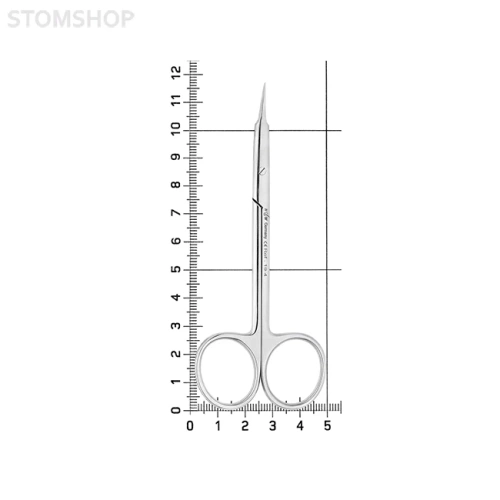 Ножницы хирургические изогнутые Stevens, 115 мм | HLW Dental Instruments (Германия)