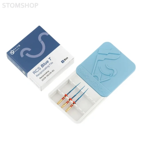 RCS Blue T Reciprocating - машинные файлы, размер 25/06, длина 25 мм, 3 шт. | Ramo Medical (Китай)
