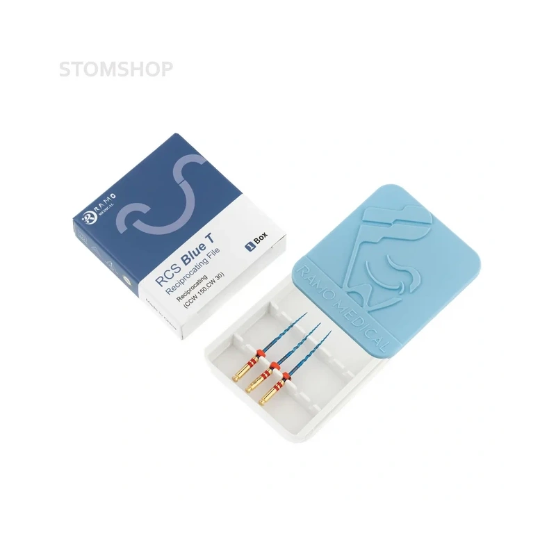 RCS Blue T Reciprocating - машинные файлы, размер 25/06, длина 25 мм, 3 шт. | Ramo Medical (Китай)