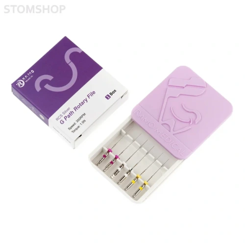 RCS Silver G Path - машинные файлы, размеры 13/02, 16/02, 19/02, длина 25 мм, 6 шт. | Ramo Medical (Китай)