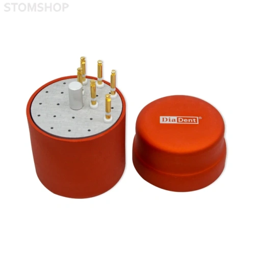 Small Round Box - круглый бокс для хранения 20 эндодонтических файлов | DiaDent (Ю. Корея)