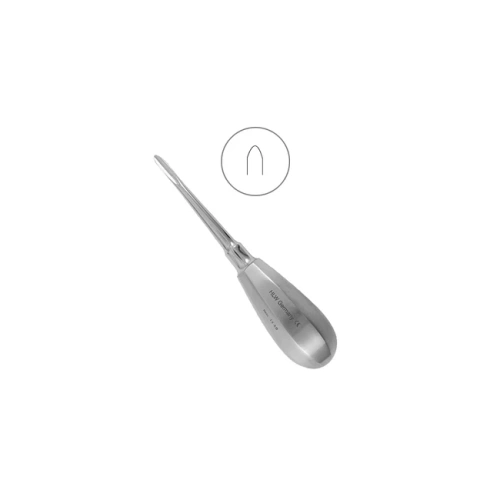 Элеватор Bein, прямой, 4 мм (13-5B) | HLW Dental Instruments (Германия)
