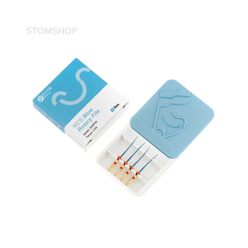 RCS Blue Rotary - машинные файлы, размер 25/04, длина 25 мм, 4 шт. | Ramo Medical (Китай)