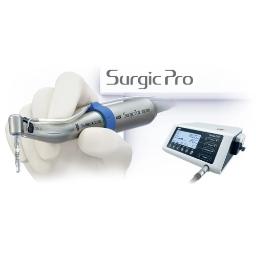 Surgic Pro OPT - хирургический аппарат (физиодиспенсер) с наконечником Ti-Max X-SG20L, с оптикой | NSK Nakanishi (Япония)