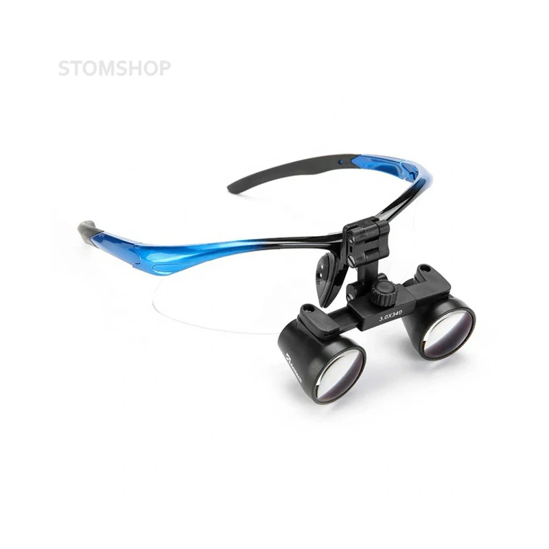 Amtech GL4 Sport 3.5 - бинокулярные лупы системы Flip-up на спортивной оправе, увеличение 3.5x | Amtech (Китай)