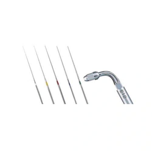 Endo Kit E12 - набор эндодонтических насадок (E12, U-файлы №15, 20, 25, 30, 35 по 6 шт. каждого размера, ключ для замены насадок) | NSK Nakanishi (Япония)