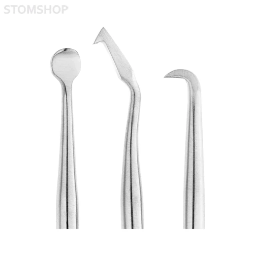 Коронкосниматель ручной nach Morell, двусторонний, в комплекте 3 насадки | HLW Dental Instruments (Германия)