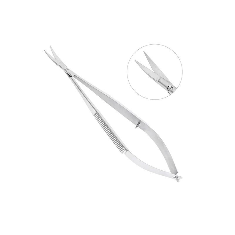 Ножницы микрохирургические изогнутые Castroviejo,140 мм | HLW Dental Instruments (Германия)