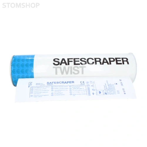 Safescraper TWIST - одноразовый костный скребок, прямой, 10 шт. | META (Италия)