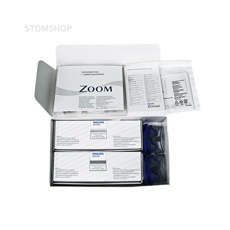 Philips Zoom! Chairside Double Kit - двойной набор для отбеливания с улучшенным гелем (для 2-х пациентов) | Philips (Нидерланды)
