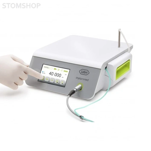 Implantmed SI-1023 - физиодиспенсер с беспроводной педалью и наконечником WS-75 L, со светом | W&H DentalWerk (Австрия)