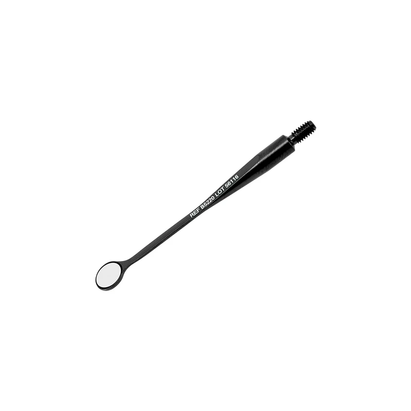 BLACK MICROflex ultra - стоматологическое ультраяркое микрозеркало с гнущейся ручкой, антибликовое DLC-покрытие, диаметр 5 мм | Hahnenkratt (Германия)