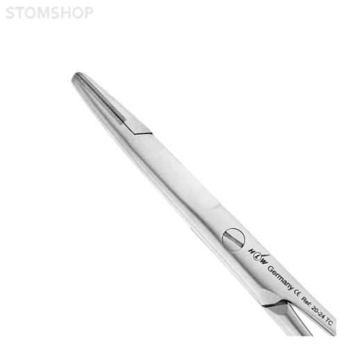 Иглодержатель хирургический прямой Olsen-Hegar TC, длина 150 мм | HLW Dental Instruments (Германия)