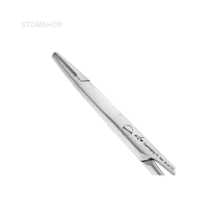 Иглодержатель хирургический прямой Olsen-Hegar TC, длина 150 мм | HLW Dental Instruments (Германия)