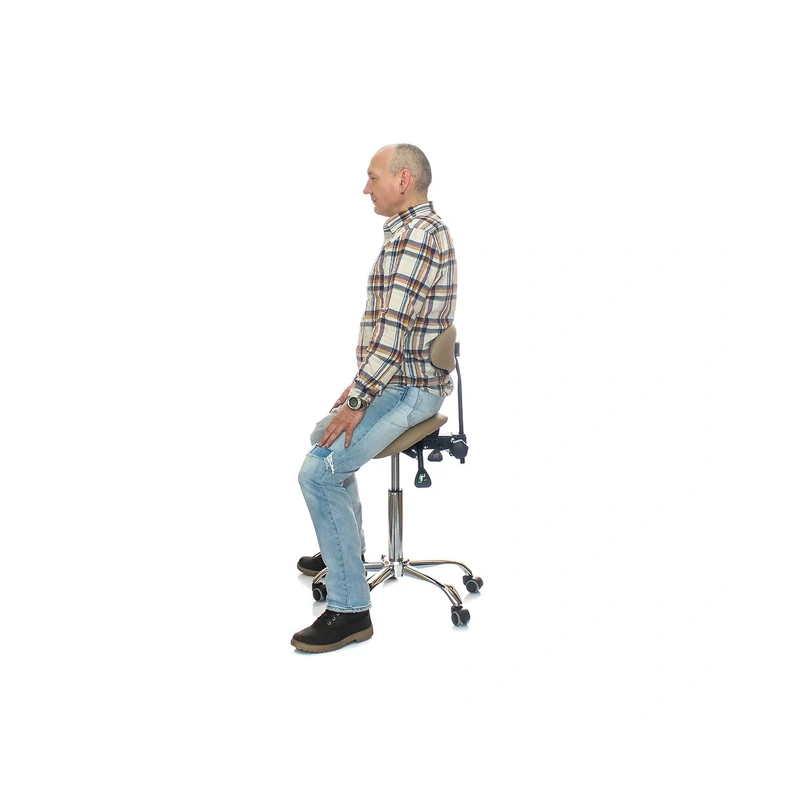 SmartStool SM03B - эргономичный стул-седло со спинкой | Smartstool (Россия)