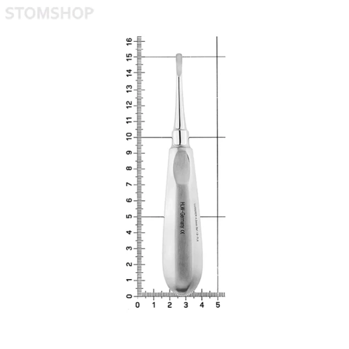 Люксатор изогнутый, 4 мм (13-7LX) | HLW Dental Instruments (Германия)