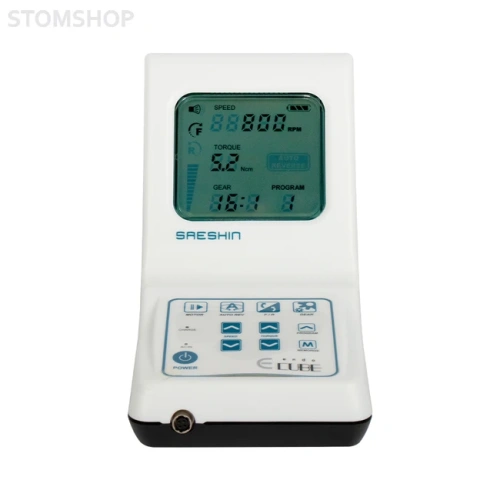 E-Cube EP/ACL(B)-42EP/ON-OFF PEDAL SET - эндомотор в комплекте с наконечником ACL(B)-42EP, 16:1 | Saeshin (Ю. Корея)