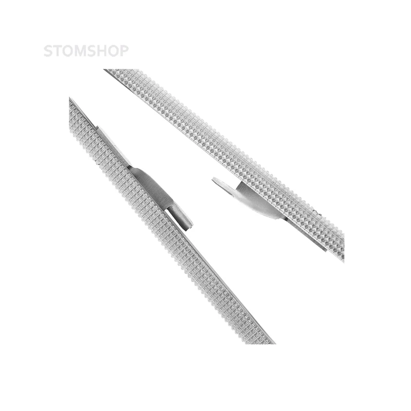 Иглодержатель микрохирургический прямой Castroviejo-Gomel TC, длина 180 мм | HLW Dental Instruments (Германия)